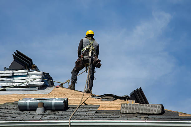 Professional Gutter Installation technician working in Riverton, UT